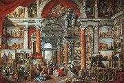 Giovanni Paolo Pannini Picture gallery with views of modern Rome Germany oil painting artist